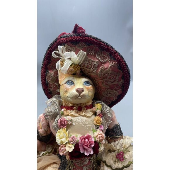 Victorian Katherine’s Collection Wayne Kleski Cat Doll Lace Floral Dress READ - Picture 8 of 8